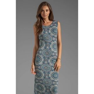 Boho Print Free People Midi Dress
